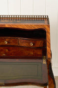 Load image into Gallery viewer, 19th Century Antique French Marquetry Ladies Desk with Green Leather Interior
