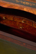 Load image into Gallery viewer, 19th Century Antique French Marquetry Ladies Desk with Green Leather Interior
