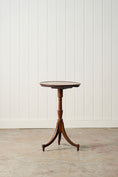 Load image into Gallery viewer, Antique English Mahogany Pedestal Lamp Table
