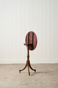 Load image into Gallery viewer, Antique English Mahogany Pedestal Lamp Table

