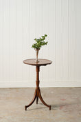 Load image into Gallery viewer, Antique English Mahogany Pedestal Lamp Table
