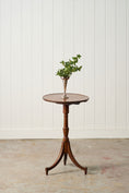 Load image into Gallery viewer, Antique English Mahogany Pedestal Lamp Table
