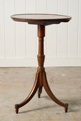 Load image into Gallery viewer, Antique English Mahogany Pedestal Lamp Table
