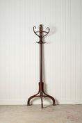 Load image into Gallery viewer, Dark Demilune-Style Bentwood Coat Rack (c. 1900)
