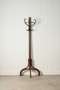 Load image into Gallery viewer, Dark Demilune-Style Bentwood Coat Rack (c. 1900)
