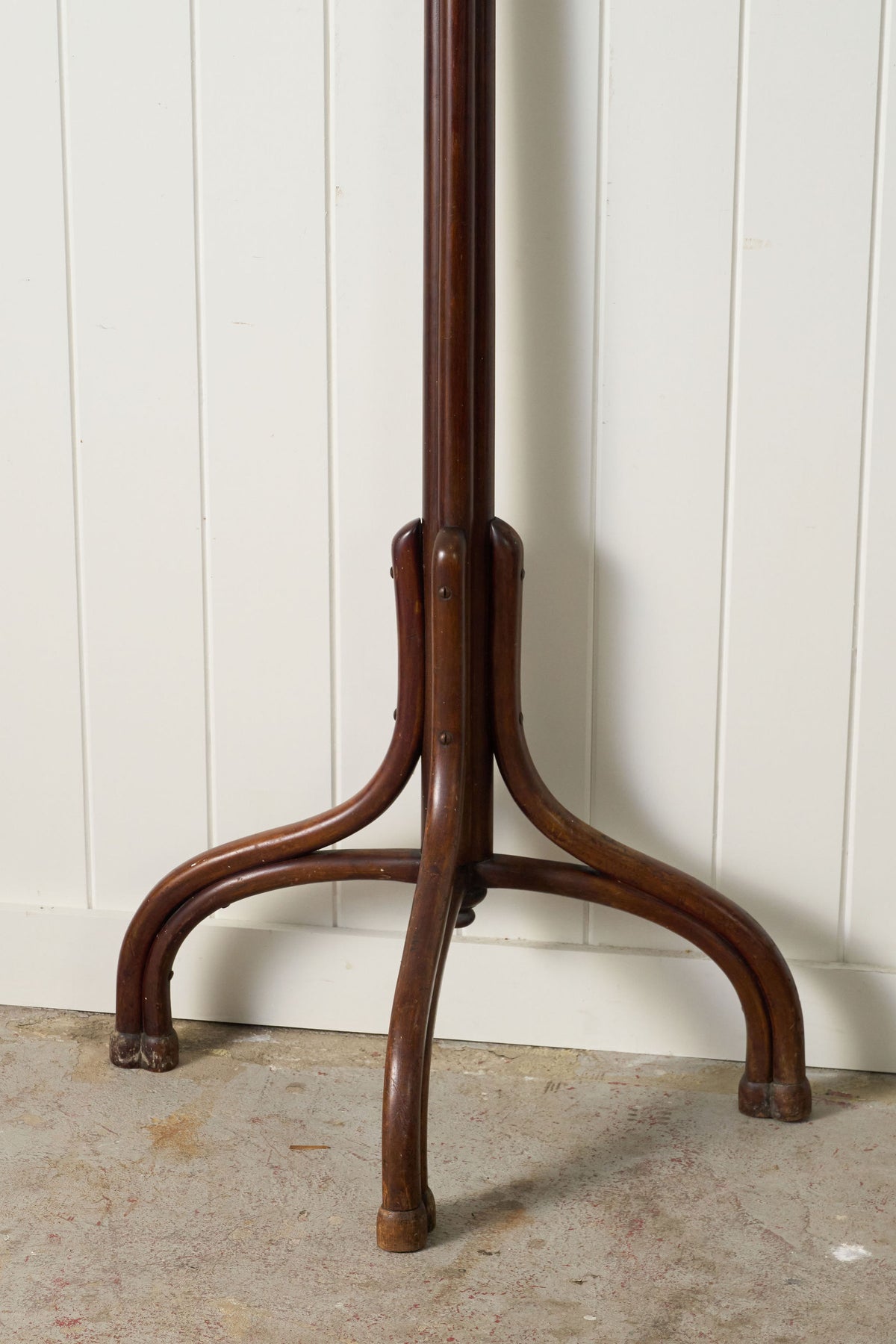 Dark Demilune-Style Bentwood Coat Rack (c. 1900)
