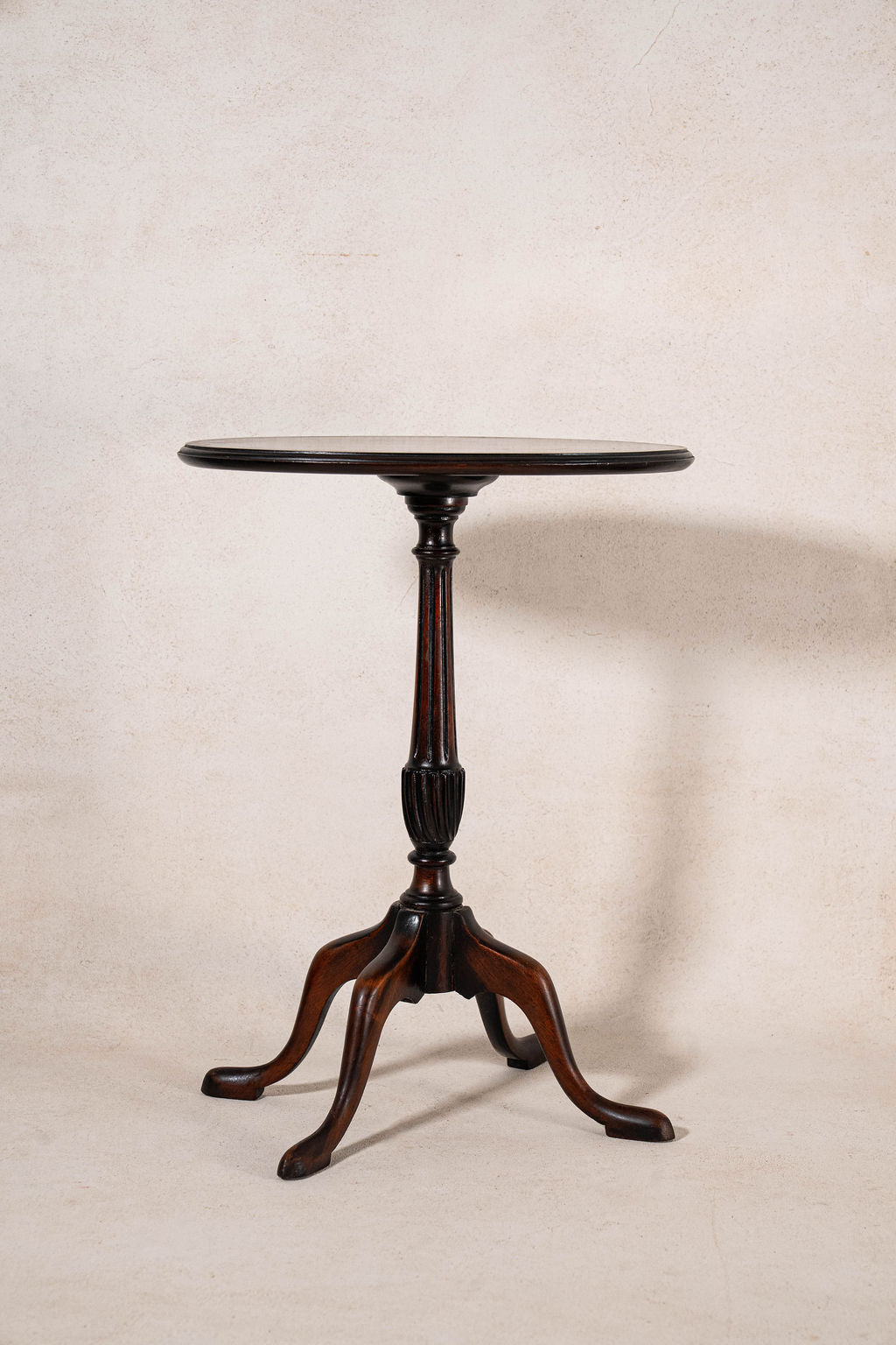 Antique English Mahogany Oval Wine Table