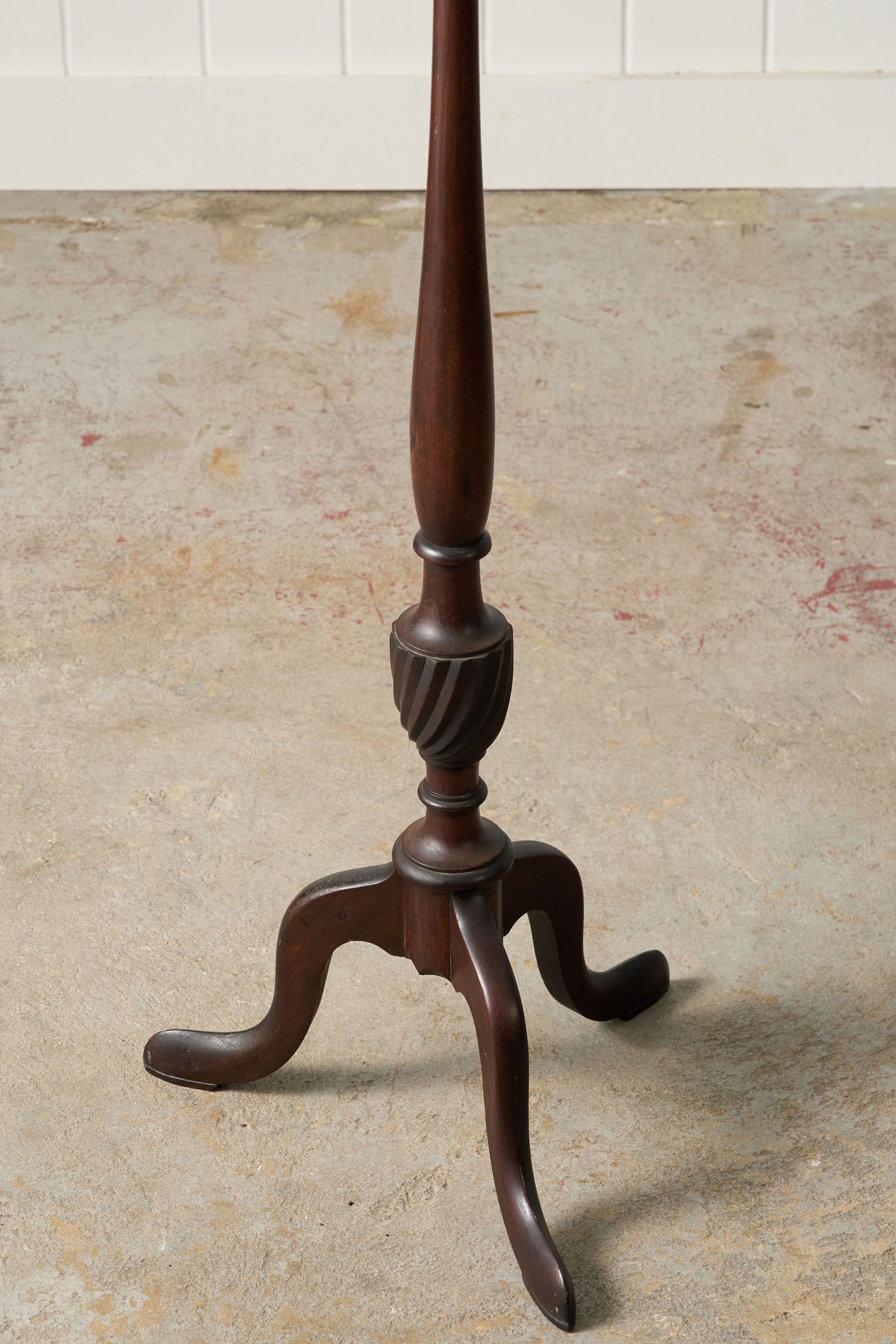 Antique English Plant Stand with Line + Dot Lip