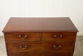 Load image into Gallery viewer, 19th Century English Georgian Mahogany Chest of Drawers with Brass Swan Pulls
