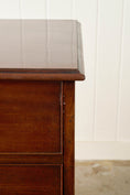 Load image into Gallery viewer, 19th Century English Georgian Mahogany Chest of Drawers with Brass Swan Pulls
