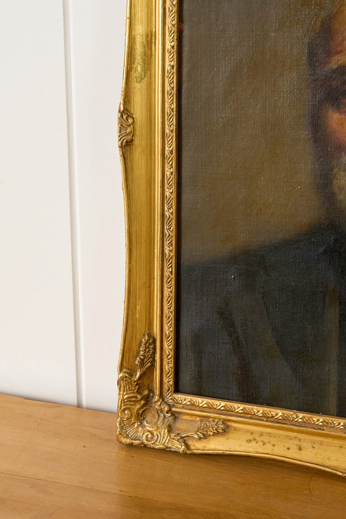 Late 19th/Early 20th Century English School Oil on Canvas Portrait of a Gentleman in Giltwood Frame