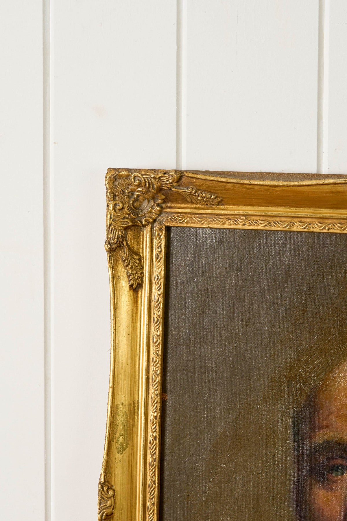 Late 19th/Early 20th Century English School Oil on Canvas Portrait of a Gentleman in Giltwood Frame