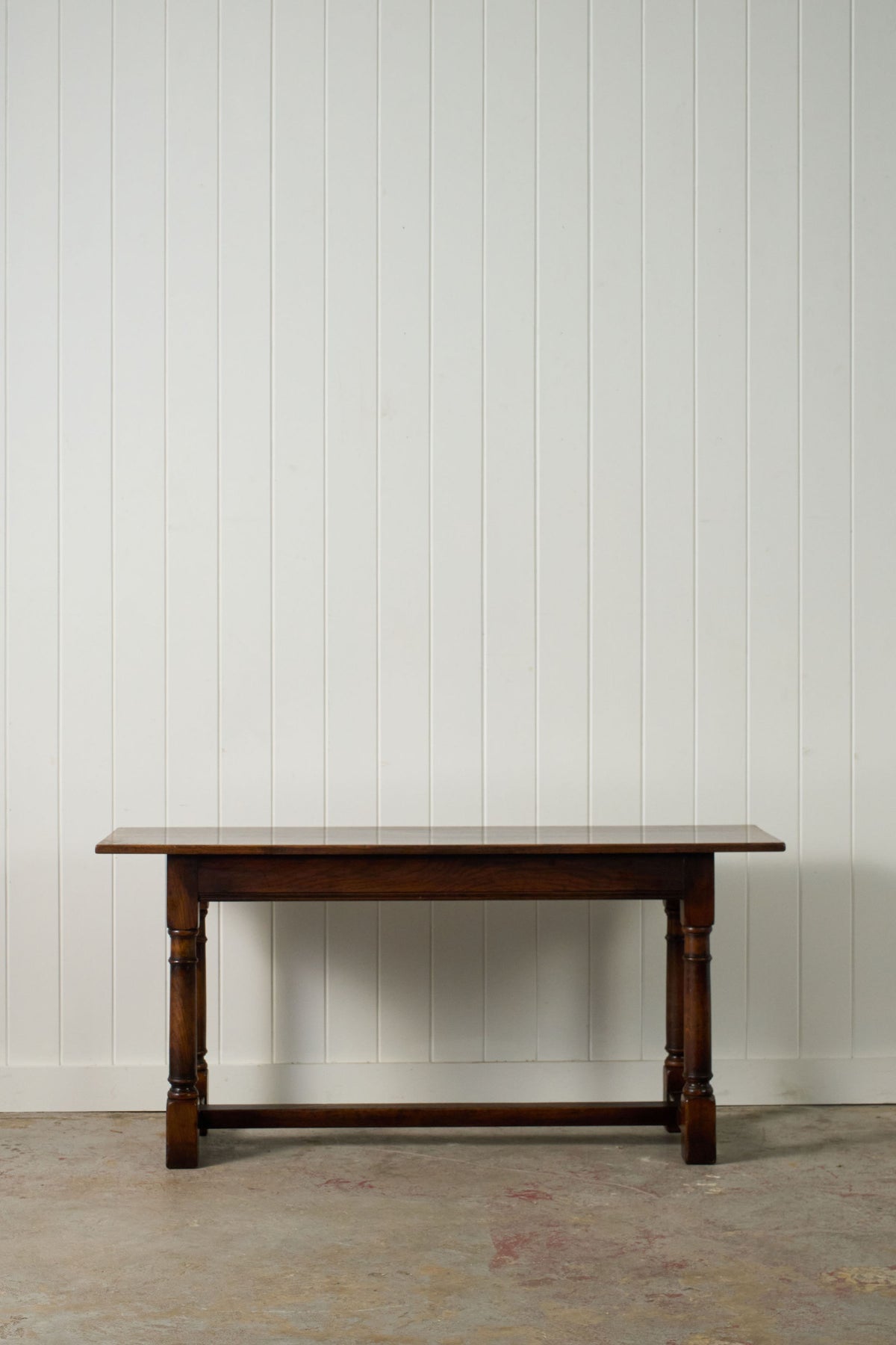 18th Century Style Oak Console Table (c. 1930)
