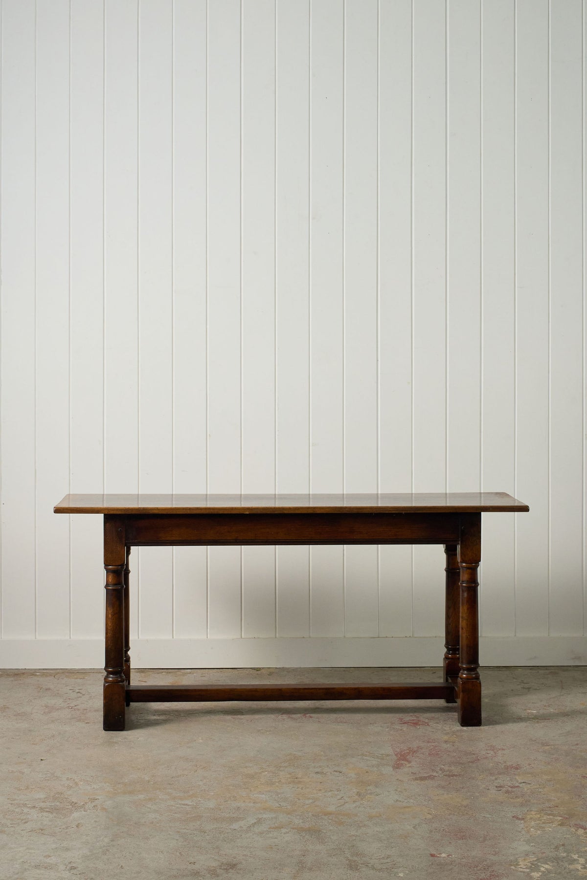 18th Century Style Oak Console Table (c. 1930)