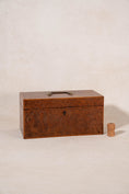 Load image into Gallery viewer, 19th Century Inlay Burl Tea Caddy (c. 1850)
