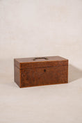 Load image into Gallery viewer, 19th Century Inlay Burl Tea Caddy (c. 1850)
