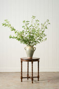 Load image into Gallery viewer, Antique French Oak Round Occasional Table with Bobbin Stretcher + Legs
