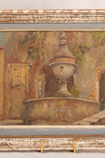 Load image into Gallery viewer, Framed French Fountain Landscape Oil Painting
