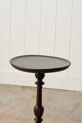 Load image into Gallery viewer, Vintage English Mahogany Wine Table with Beveled Lip Edge (c. 1930)
