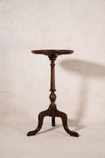 Load image into Gallery viewer, Vintage English Mahogany Wine Table with Beveled Lip Edge (c. 1930)
