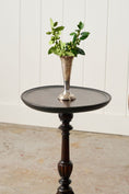 Load image into Gallery viewer, Vintage English Mahogany Wine Table with Beveled Lip Edge (c. 1930)
