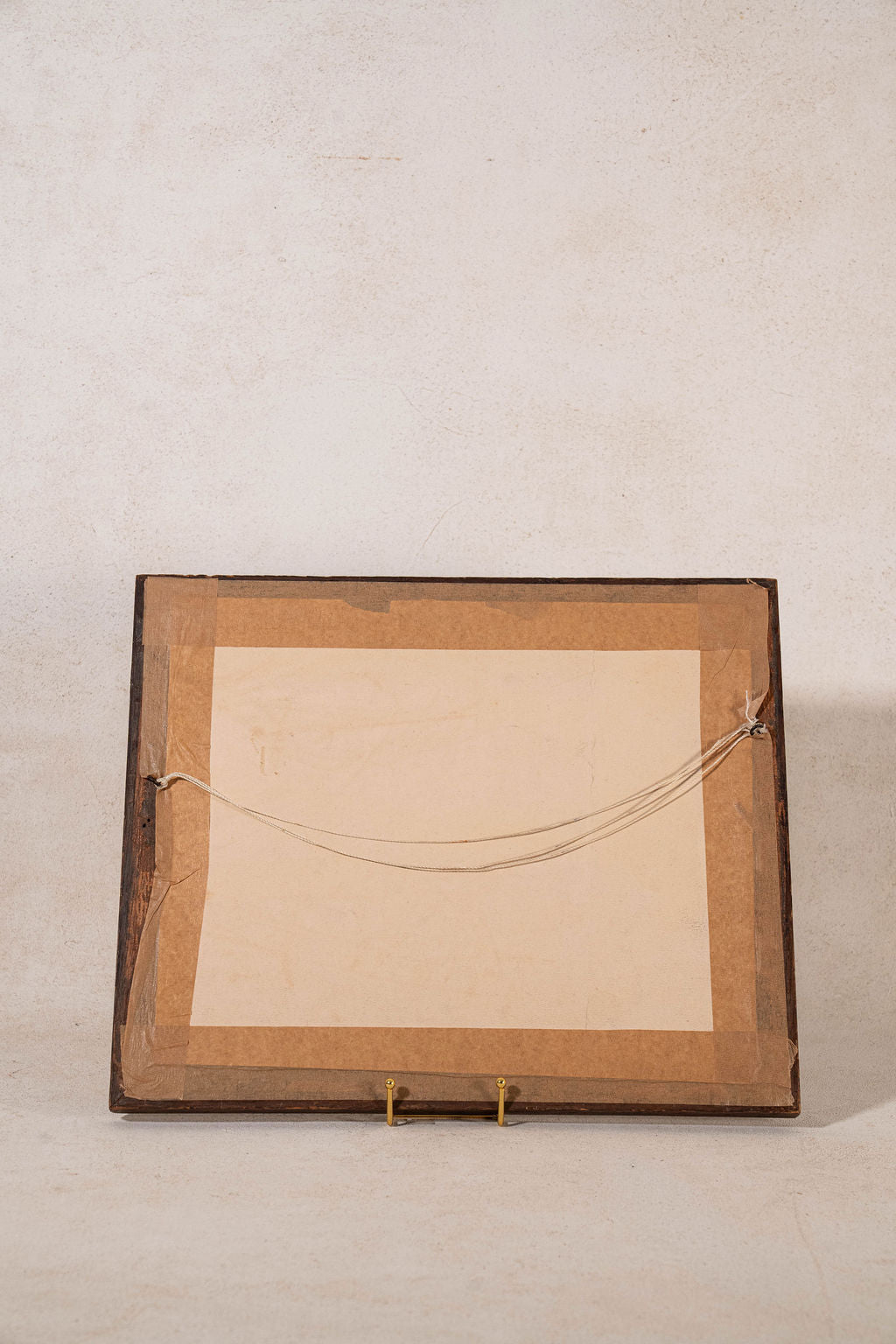 Boat Oil on Board in Antique Oak Frame (c. 1900)