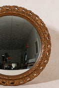 Load image into Gallery viewer, Carved Giltwood Convex Mirror C. 1930s
