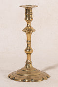 Load image into Gallery viewer, 18th Century Petal Base Brass Candle Stick (SINGLE)
