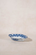 Load image into Gallery viewer, W. H. Grindley Antique Blue Flow Transferware Oval Serving Vegetable Bowl

