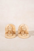 Load image into Gallery viewer, PAIR of Vintage Cream Resin Bird Bookends
