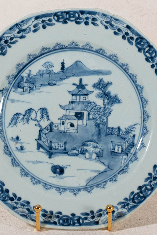 18th Century Chinese Export Plate (c. 1780)