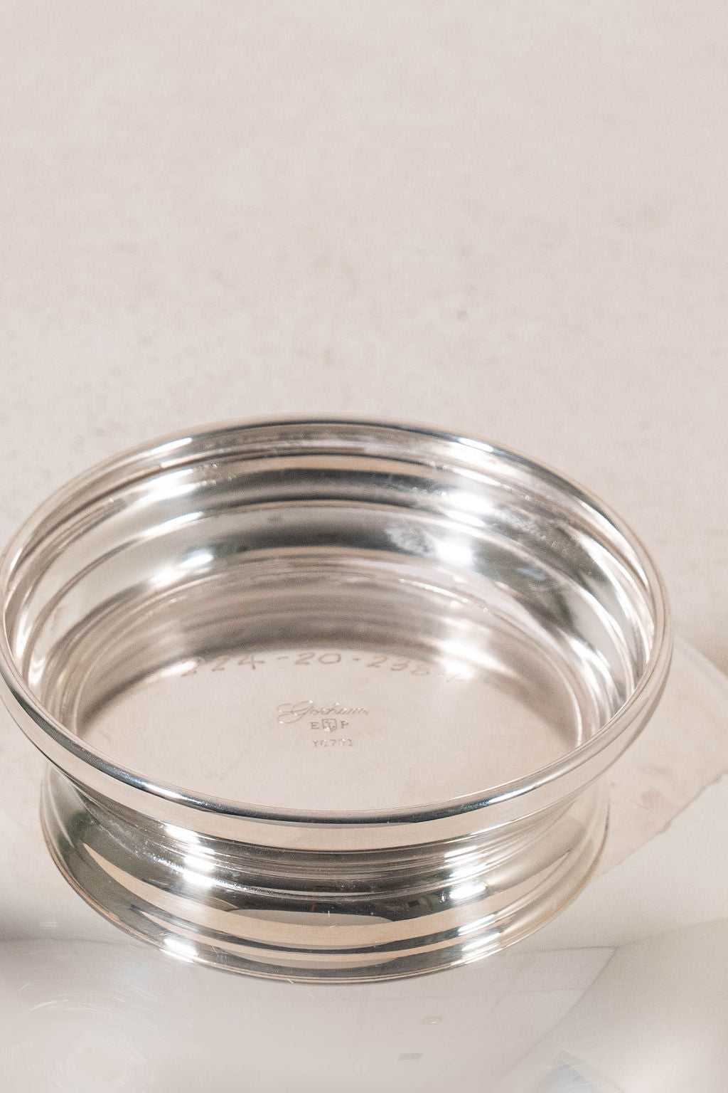 Vintage Gorham Silver Plate Bowl with Engraving
