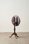 Load image into Gallery viewer, Antique English Mahogany Pie Crust Tilt Top Wine Table
