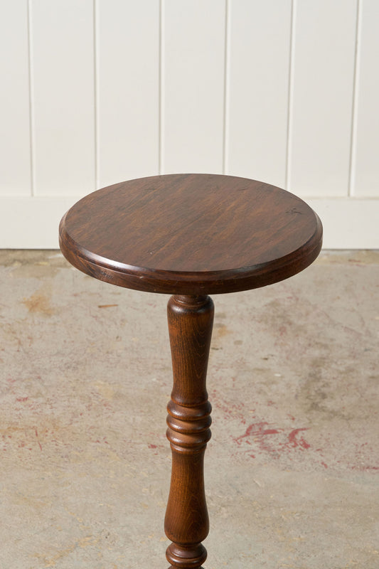 Antique French Oak Wine Table / Plant Stand