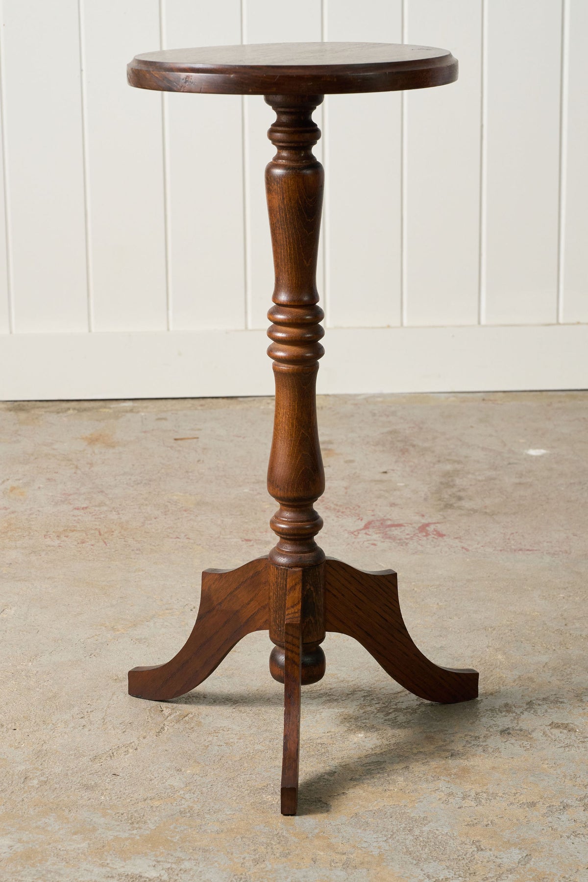 Antique French Oak Wine Table / Plant Stand