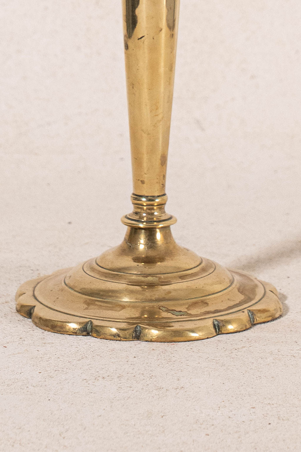18th Century Georgian Petal Based Candlestick (SINGLE)