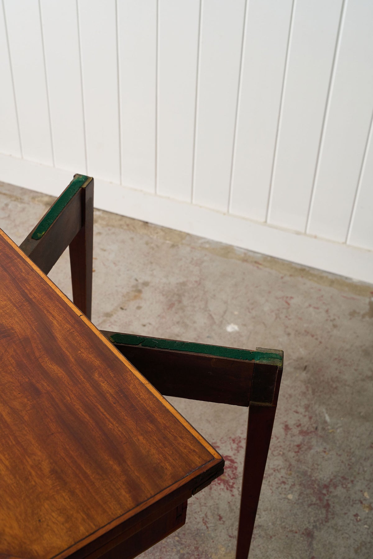 Regency Mahogany Demilune Card Table