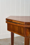 Load image into Gallery viewer, Regency Mahogany Demilune Card Table
