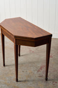 Load image into Gallery viewer, Regency Mahogany Demilune Card Table
