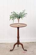 Load image into Gallery viewer, English Mahogany Side Table with Lip (c. 1880)
