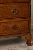 Load image into Gallery viewer, 19th Century Oak And Mahogany Crossbanded Two Over Three Chest Of Drawers
