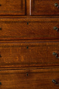 Load image into Gallery viewer, 19th Century Oak And Mahogany Crossbanded Two Over Three Chest Of Drawers
