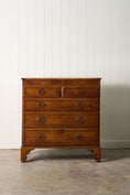 Load image into Gallery viewer, 19th Century Oak And Mahogany Crossbanded Two Over Three Chest Of Drawers
