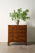 Load image into Gallery viewer, 19th Century Oak And Mahogany Crossbanded Two Over Three Chest Of Drawers
