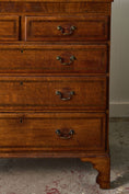 Load image into Gallery viewer, 19th Century Oak And Mahogany Crossbanded Two Over Three Chest Of Drawers
