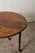 Load image into Gallery viewer, 19th Century English Mahogany Drop Leaf Table with Padded Feet
