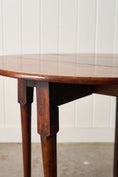 Load image into Gallery viewer, 19th Century English Mahogany Drop Leaf Table with Padded Feet
