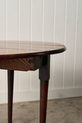 Load image into Gallery viewer, 19th Century English Mahogany Drop Leaf Table with Padded Feet
