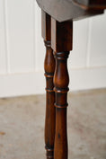 Load image into Gallery viewer, 19th Century English Petite Drop Leaf Table with Drawer
