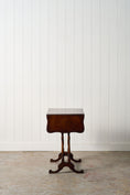 Load image into Gallery viewer, 19th Century English Petite Drop Leaf Table with Drawer
